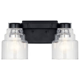 Vionnet Vanity Light Black 2 Light