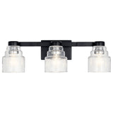 Vionnet Vanity Light Black 3 Light