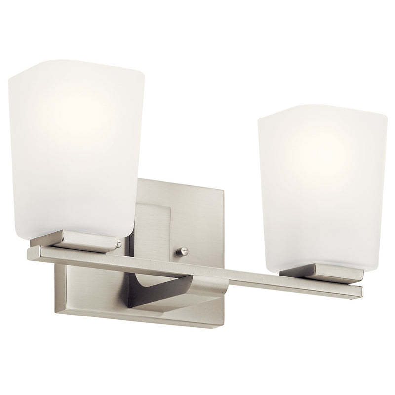 Roehm Vanity Light Brushed Nickel 2 Light
