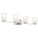 Roehm Vanity Light Brushed Nickel 4 Light