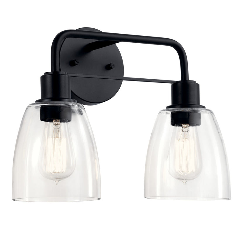 Meller Vanity Light Black 2 Light