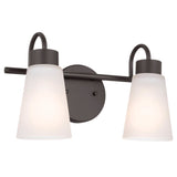 Erma Vanity Light Olde Bronze 2 Light