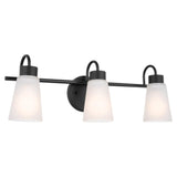 Erma Vanity Light Black 3 Light