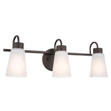 Erma Vanity Light Olde Bronze 3 Light