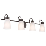 Erma Vanity Light Olde Bronze 4 Light