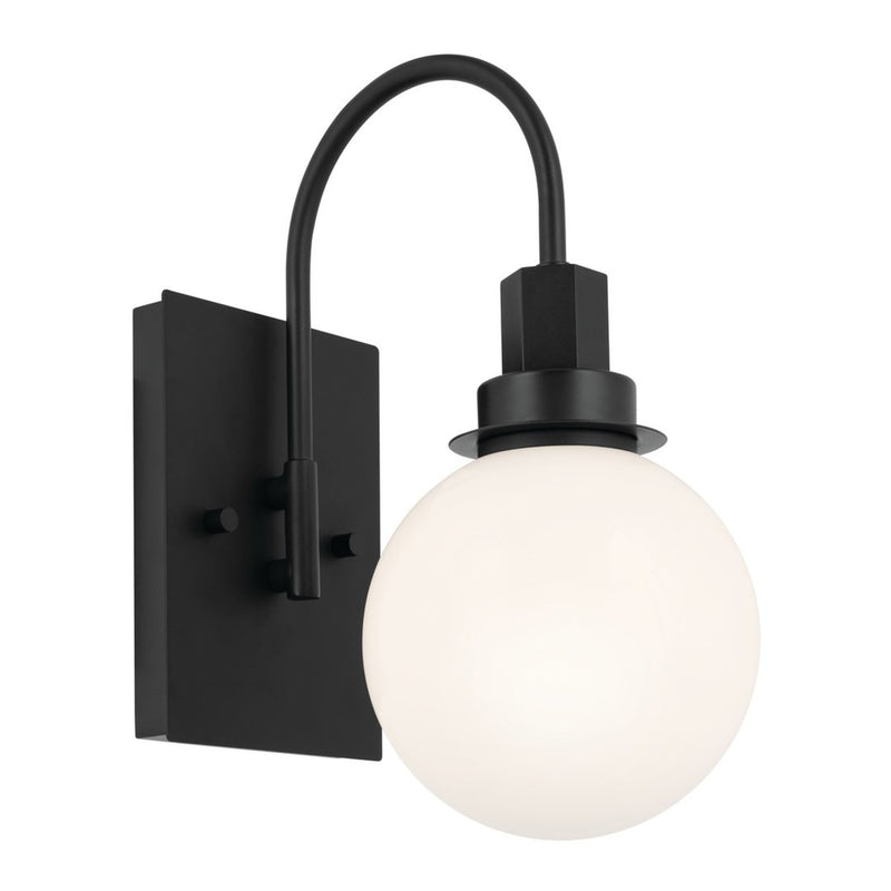 Hex Wall Sconce Black