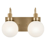 Hex Vanity Light Champagne Bronze 2 Light