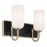 Solia Vanity Light Champagne Bronze 2 Light