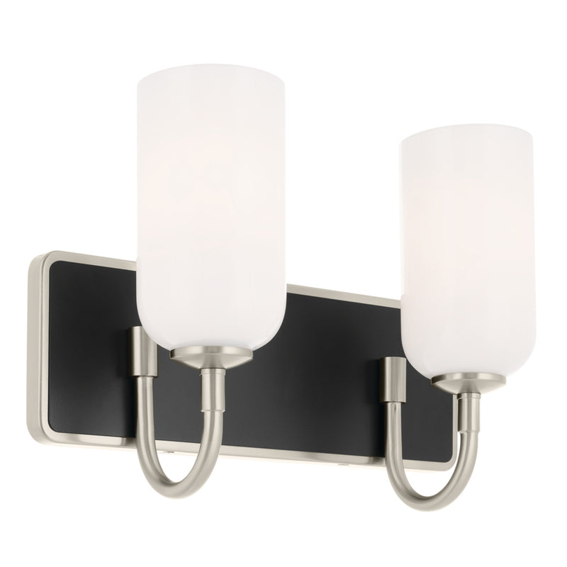 Solia Vanity Light Brushed Nickel 2 Light