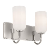 Solia Vanity Light Polished Nickel 2 Light