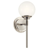 Benno Wall Sconce Polished Nickel & Brushed Nickel