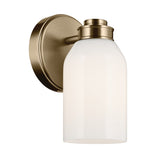 Shae Cylinder Wall Sconce Champagne Bronze