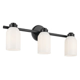 Shae Cylinder Vanity Light Black 3 Light