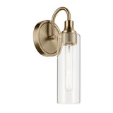 Kavi Wall Cylinder Sconce Champagne Bronze