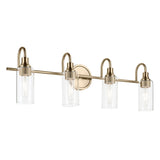 Kavi Vanity Cylinder Light Champagne Bronze 4 Light