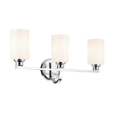 Gioe Vanity Cylinder Light Chrome 3 Light