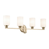 Gioe Vanity Cylinder Light Champagne Bronze 4 Light