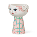 Bjørn Wiinblad Eva Vase, Pink, H: 7.3" By Bjorn Wiinblad