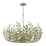 Broche 42'' Champagne Green Tea Chandelier by Crystorama