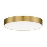 Trim Round Flush Mount Satin Brass by Maxim Lighting
