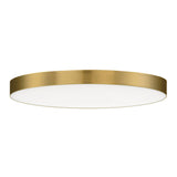 Trim Round Flush Mount Satin Brass by Maxim Lighting