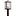 Marimount Post Lantern Outdoor Wall Light Black