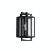 Goson Outdoor Wall Light Black 11.75 Inch