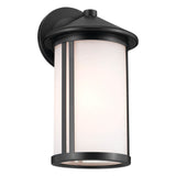 Lombard Outdoor Wall Light Black 7 Inch
