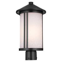 Lombard Outdoor Post Lantern Post Lantern Light Black