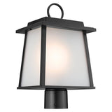 Noward Lantern Post Lantern Outdoor Wall Light Black