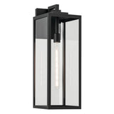 Branner Outdoor Wall Light Textured Black 8.5 Inch