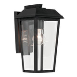 Mathus Outdoor Wall Light Textured Black 7.25 Inch
