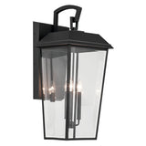 Mathus Outdoor Wall Light Textured Black 13.5 Inch