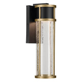 Camillo LED Weather+ Outdoor Wall Light Textured Black 15.75 Inch
