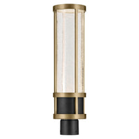 Camillo Outdoor Post Lantern Light Textured Black