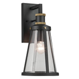 Talman Outdoor Wall Light Textured Black 9 Inch