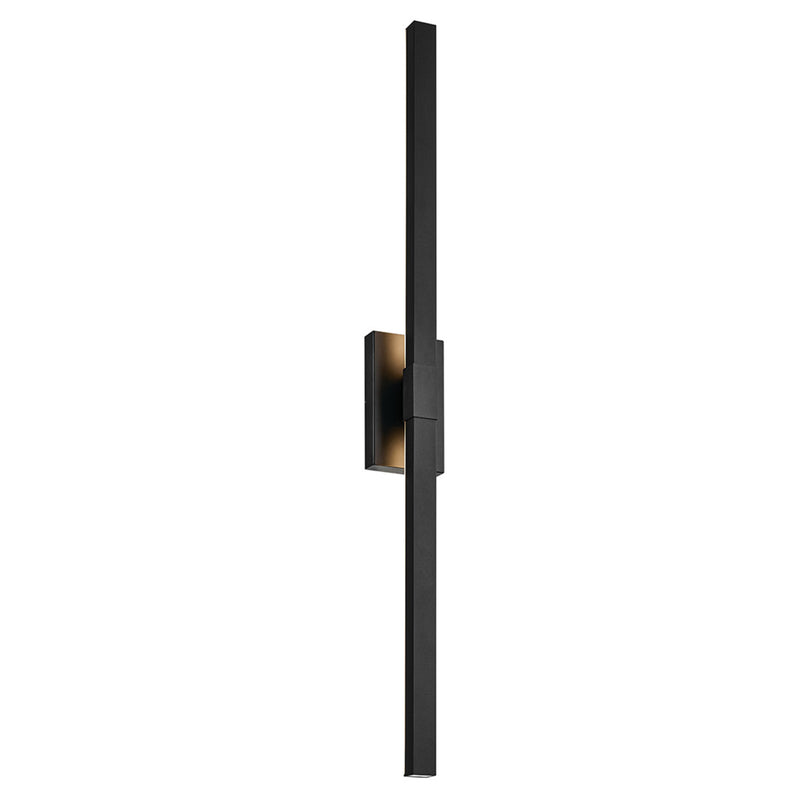 Nocar Outdoor Wall Rectangle Light Textured Black 48 Inch