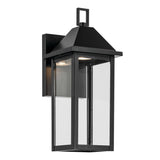Prin Rectangle Outdoor Wall Light Black 5.75 Inch