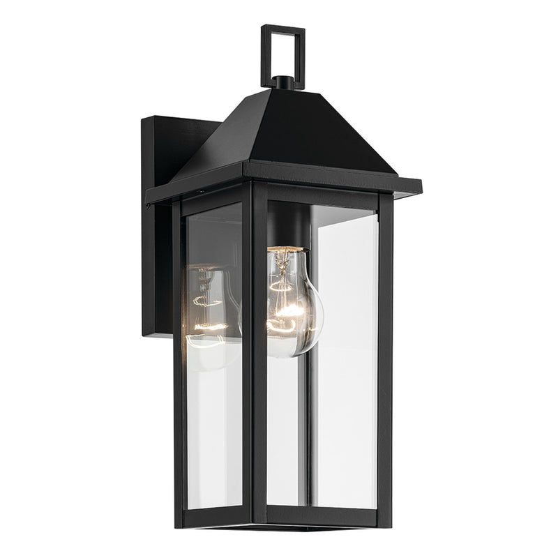Prin Rectangle Outdoor Wall Light Black 5.75 Inch