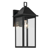 Prin Rectangle Outdoor Wall Light Black 6.75 Inch