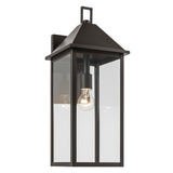 Prin Rectangle Outdoor Wall Light Olde Bronze 9 Inch