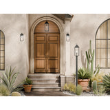 Prin Rectangle Post Lantern Outdoor Wall Light lifestyle 4