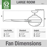 Dempsey Smart Fan with LED Light