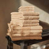 JUNA Check Towels, Sand By JUNA