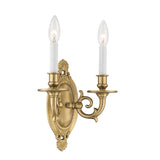 Milford 9.5'' Aged Brass Sconce by Crystorama