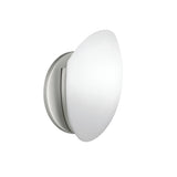 Swiss Passport Wall Sconce Brushed Nickel