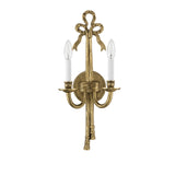 Lexsi 8'' Olde Brass Sconce by Crystorama