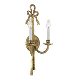 Lexsi 8'' Olde Brass Sconce by Crystorama