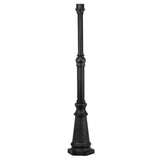 6.5ft Post with Cast Aluminum Base 6.5' Surface Mount Post