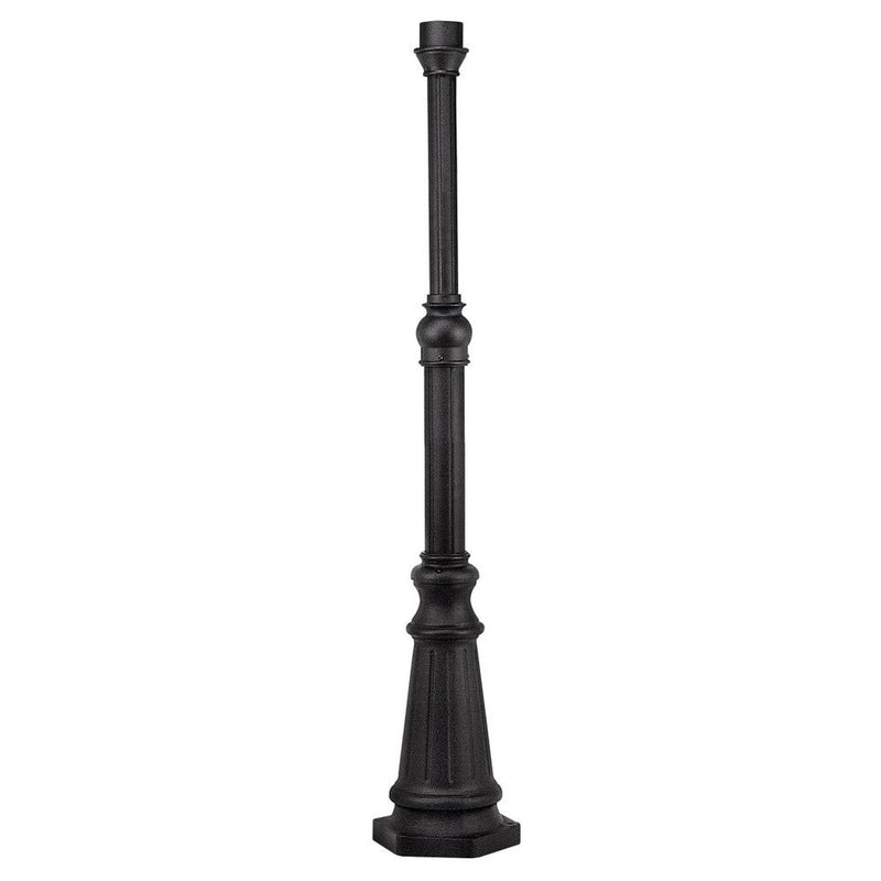 6.5ft Post with Cast Aluminum Base 6.5' Surface Mount Post